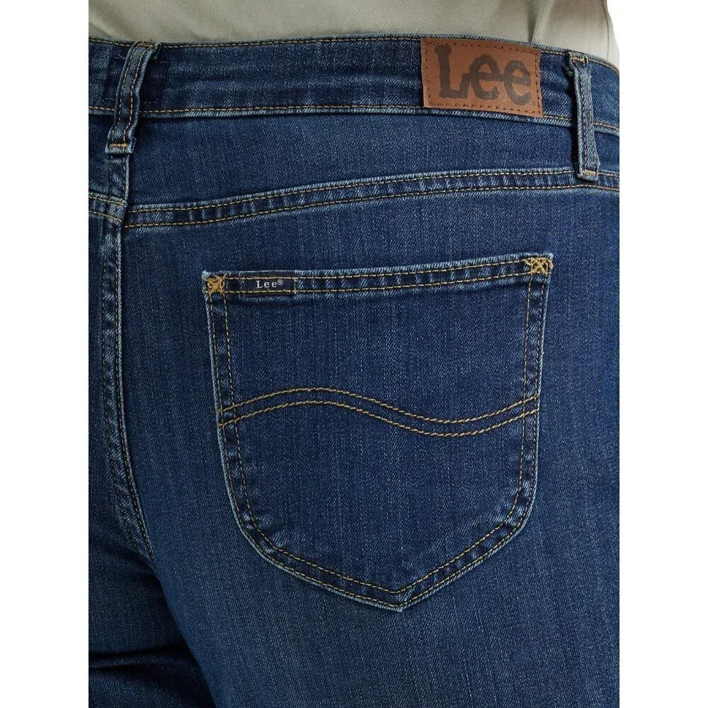 Lee Women's Mid-Rise Bootcut Jean, Size 10, Short, Regular Fit, Medium Wash